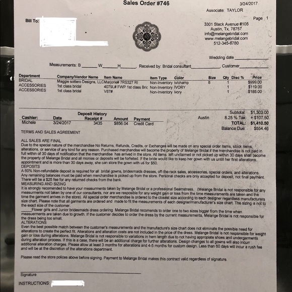 Maggie Soterro Marjorie Wedding Dress and veil. Brand new never worn! Size 6 - 8 - Picture 13 of 16